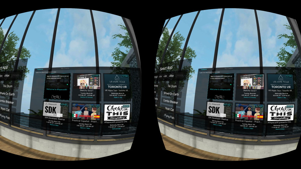 並ぶイベント予定。毎日のようにイベントが行われている。ユーザーもイベントを主催可能だ