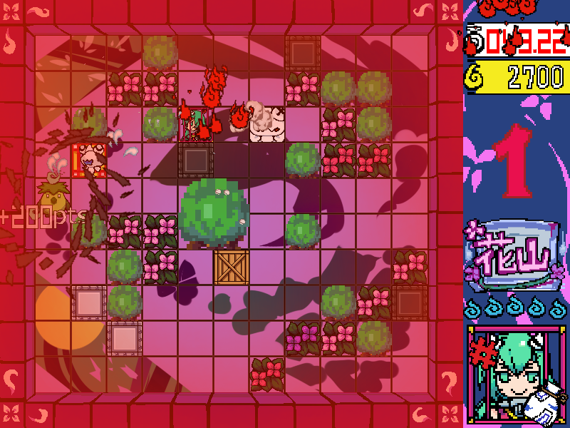 レイジモードでは体当たりで敵を倒せる