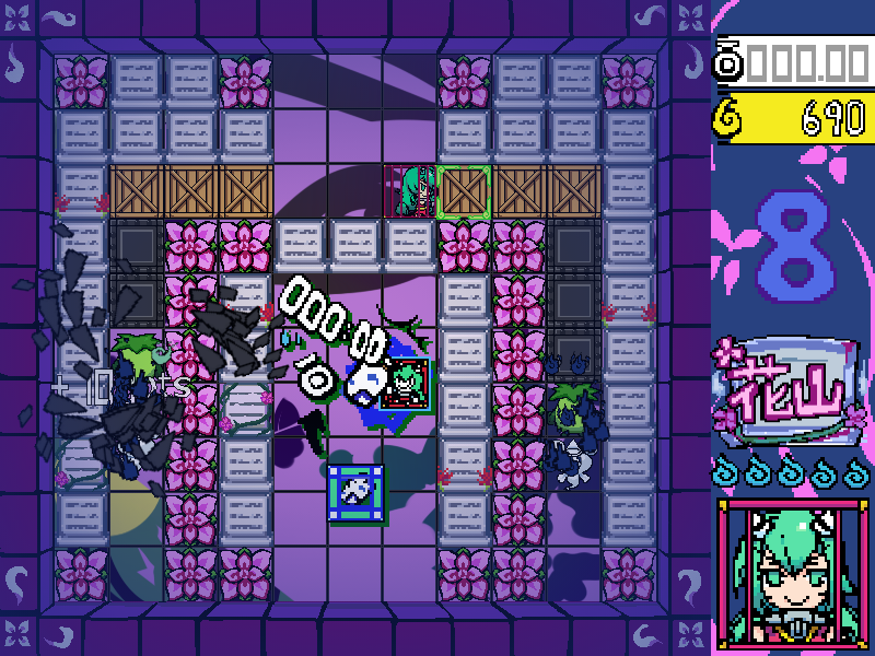 リベンジモードは敵に追われるが、逃げ切ればクリア