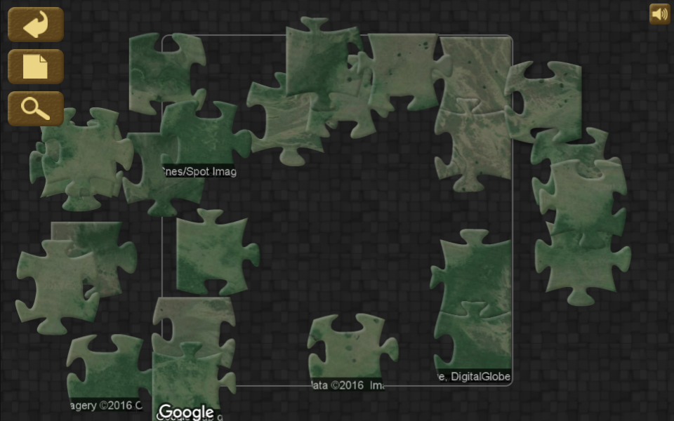 Google Earthでジグソーパズルという発想に、プレイヤー全員で協力して地球を埋めていくというアイデアが組み合わさったのがポイント