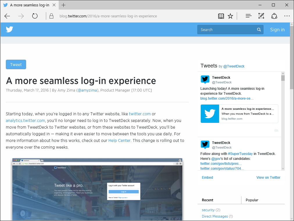 公式ブログ“Twitter Blogs”