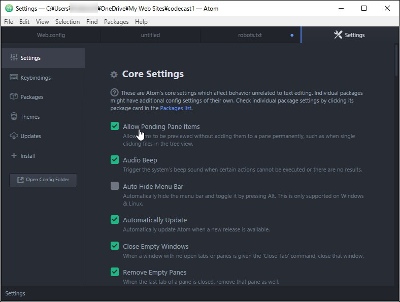 タブの保留機能を追加