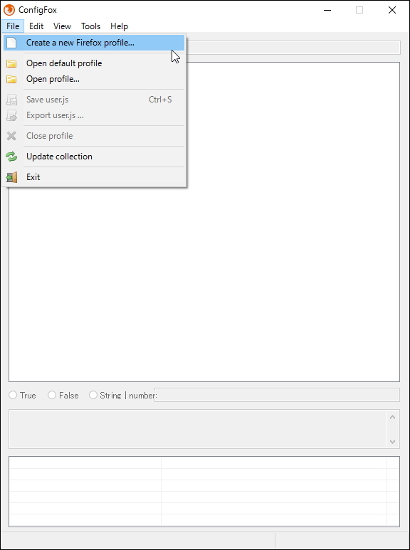 設定のコレクションをアップデートする機能