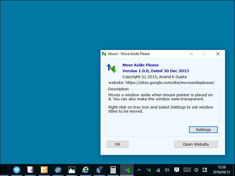 「Move Aside Please」v1.0.0