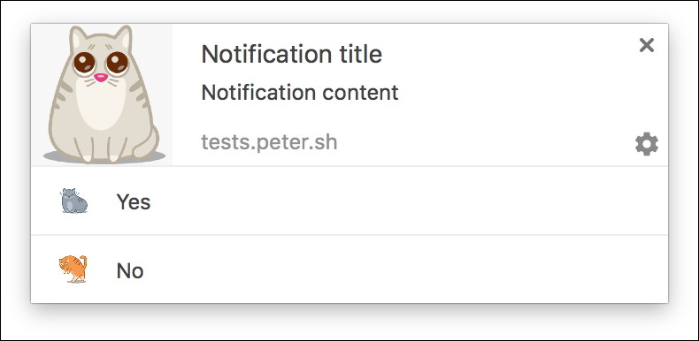 通知ポップアップの外観をカスタマイズ（同社ブログより引用）