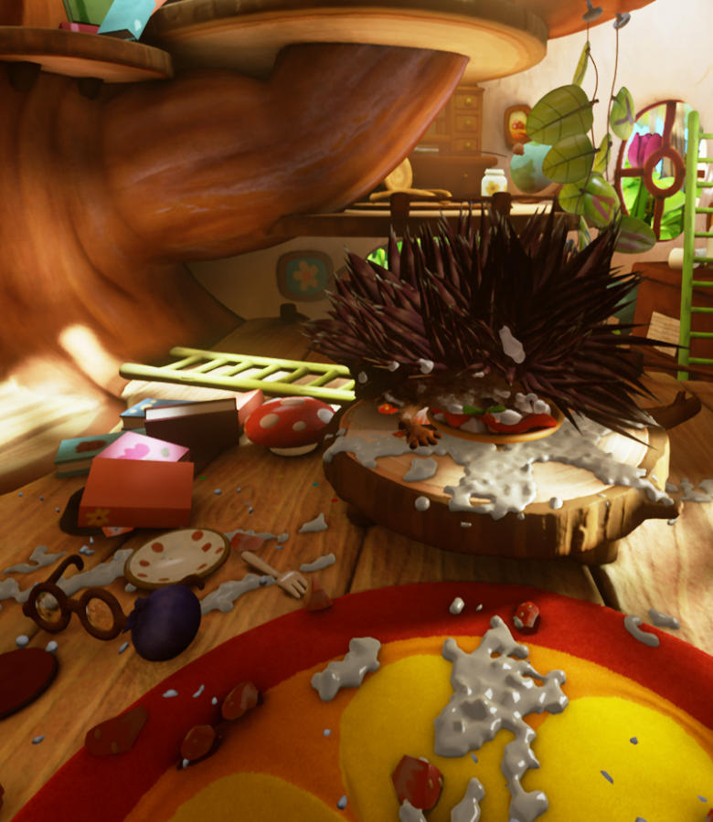 状況は一転。10分程度の体験で喜怒哀楽の感情をよく表現している