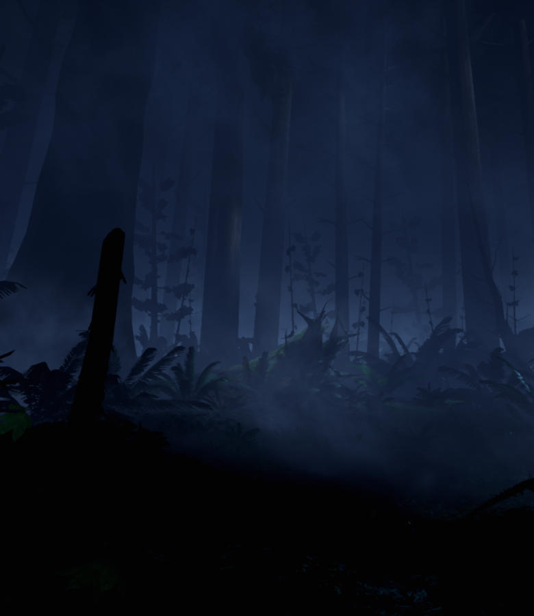夜の森の雰囲気づくりが秀逸だ。気温まで変化したように感じてしまう
