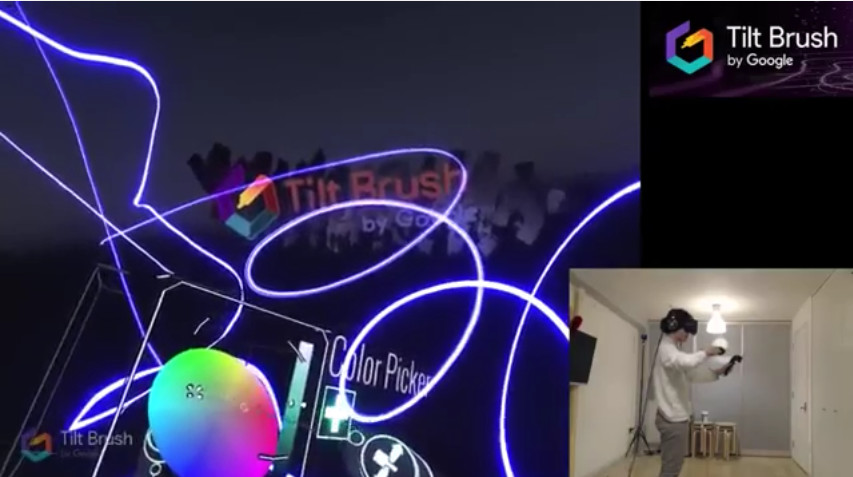 左手はパレット