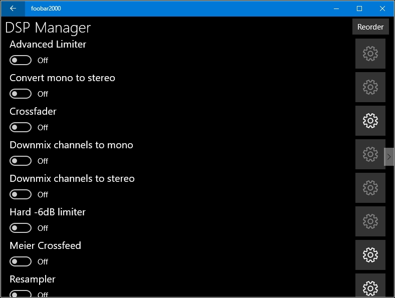 DSPマネージャー機能